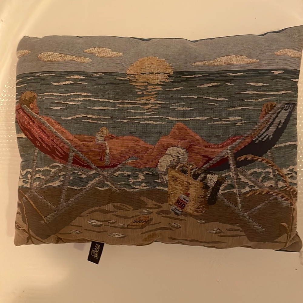 Bess beach theme pillow
